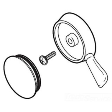 Click here to see Delta RP51309CZ Delta Lahara Champagne Bronze Temperature Knob, Cover and Screw for 17T Series Valve - RP51309CZ