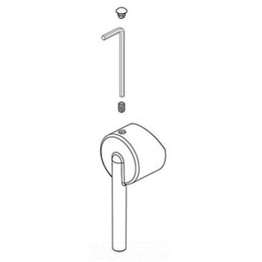 Click here to see Delta RP73390 Delta Trinsic Chrome Metal Lever Handle Kit for 3559LF-WL Single-Handle Wall-Mounted Lavatory Faucet, ADA-Compliant - RP73390
