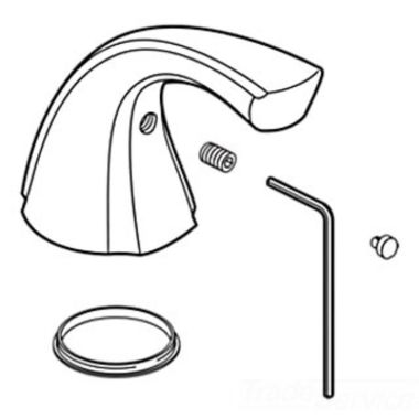 Click here to see Delta RP61287SS Delta RP61287SS Delta Single Metal Handle Kit w/ Button and Set Screw (Stainless)