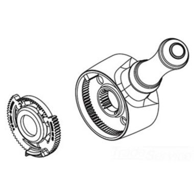 Click here to see Delta RP72567PN Delta Cassidy Series Volume Control Handle Assembly - Brilliance Polished Nickel (RP72567PN)