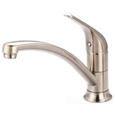 Click here to see Pioneer 2LG260B-BN Pioneer Legacy Single Handle Kitchen Faucet, Tract Pack Model, Brushed Nickel - 2LG260B-BN