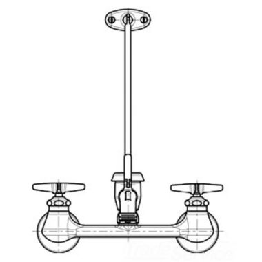 Click here to see Chicago Faucet 540-LD897SWXF633CP Chicago Faucets 540-LD897SWXF633CP Hot and Cold Sink Faucet