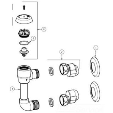 Click here to see Chicago Faucet 892-GABCP Chicago Faucets 892-GABCP Elevated Vacuum Breaker Assembly (3/8