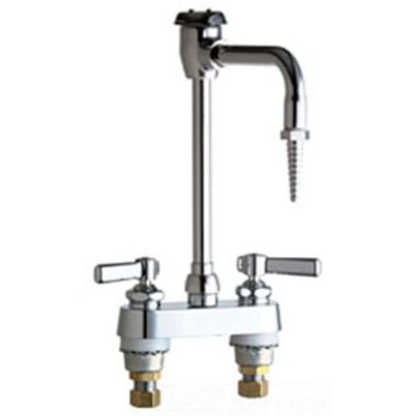 Click here to see Chicago Faucet 895-GN2BVBE7XKCP Chicago Faucets 895-GN2BVBE7XKCP Hot and Cold Sink Faucet with Vacuum Breaker