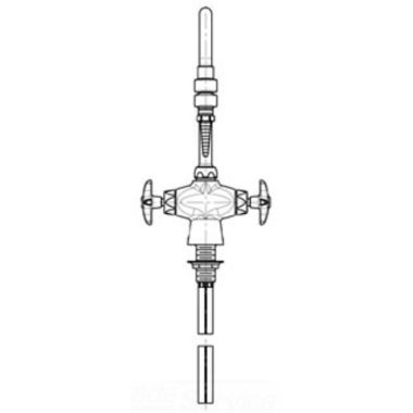 Click here to see Chicago Faucet 929-E22E7CP Chicago Faucets 929-E22E7CP Hot and Cold Water Mixing Faucet