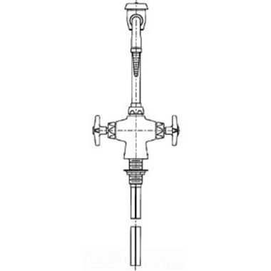 Click here to see Chicago Faucet 930-205CP Chicago Faucets 930-205CP Hot and Cold Water Mixing Faucet with Vacuum Breaker