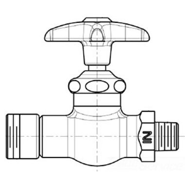 Click here to see Chicago Faucet 937-225-5CP CHICAGO 937-225-5CP WATER COCK