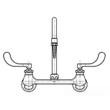 Click here to see Chicago Faucet 942-317CP Chicago Faucets 942-317CP Hot and Cold Water Inlet Faucet