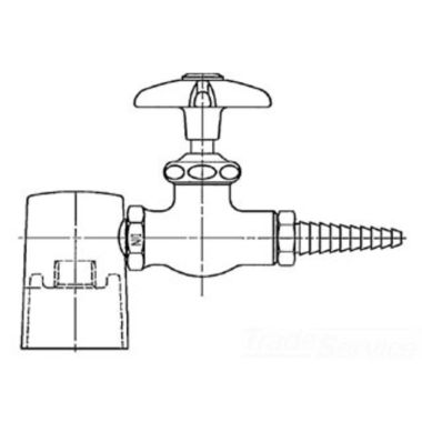 Click here to see Chicago Faucet 980-937CP CHICAGO 980-937CP TURRET FITTING