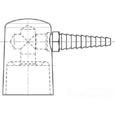 Click here to see Chicago Faucet 980-E7TCP Chicago Faucets 980-E7TCP Turret with Hose Nozzle