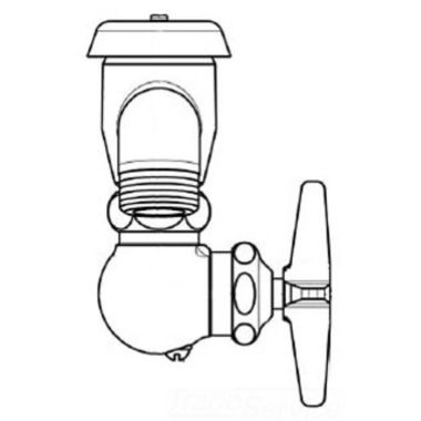 Click here to see Chicago Faucet 998-633COLDRCF Chicago Faucets 998-633COLDRCF Inside Sill Fitting with Body Drain Plug