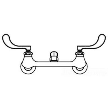 Click here to see Chicago Faucet 540-LD317ABCP Chicago Faucets 540-LD317ABCP Hot and Cold Sink Faucet