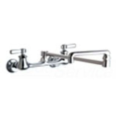 Click here to see Chicago Faucet 540-LDDJ18ABCP Chicago Faucets 540-LDDJ18ABCP Hot and Cold Sink Faucet