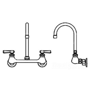 Click here to see Chicago Faucet 540-LDGN2AE3ABCP Chicago Faucets 540-LDGN2AE3ABCP Hot and Cold Sink Faucet