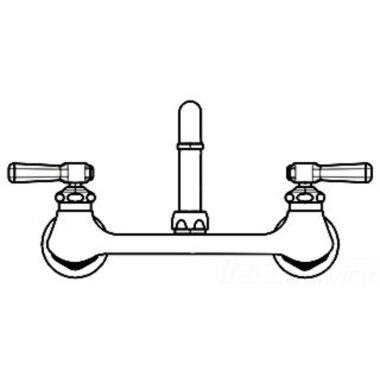 Click here to see Chicago Faucet 540-LDL12HFAB Chicago Faucets 540-LDL12HFAB Hot and Cold Sink Faucet