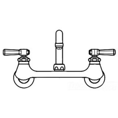 Click here to see Chicago Faucet 540-LDL15E1ABCP Chicago Faucets 540-LDL15E1ABCP Hot and Cold Sink Faucet