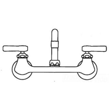 Click here to see Chicago Faucet 540-LDL15WXFABCP Chicago Faucets 540-LDL15WXFABCP Hot and Cold Sink Faucet
