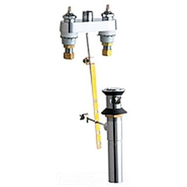 Click here to see Chicago Faucet 894-317LESHAB Chicago Faucets 894-317LESHAB Hot and Cold Sink Faucet with Pop-up Waste