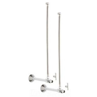 Click here to see Chicago Faucet STC-51-13-PR-AB CHICAGO STC-51-13-PR-AB ANGLE STOP COMPRESSION VALVE WITH SUPPLY HOSE AND LOOSE KEY HANDLE -