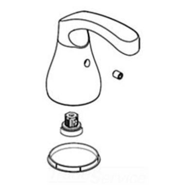 Click here to see Delta RP73307 DELTA RP73307 PART TWO METAL LEVER HANDLE KIT CHROME