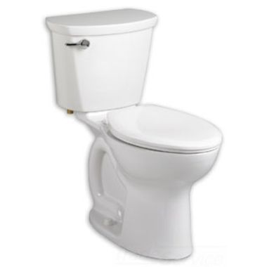 Click here to see American Standard 215AA.004.222 American Standard Cadet Pro Two-Piece Right Height Elongated Toilet, 1.6 GPF, PowerWash, EverClean, 12