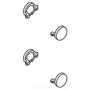 Click here to see Toto THU9137#01 Toto THU9137#01 White Replacement Part Top Unit Bolt Cap Kit