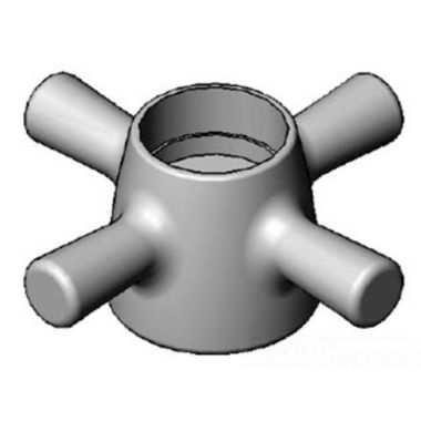 Click here to see T&S Brass 000015-40 T&S Brass 000015-40 Slow-Close Four-Arm Handle