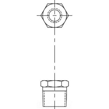 Click here to see T&S Brass 001714-40 T&S Brass 001714-40 Hex Bushing