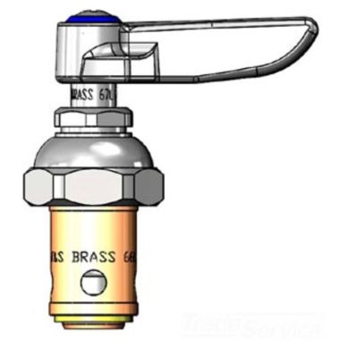 Click here to see T&S Brass 002713-40 T&S Brass 002713-40 Left-Hand Eterna Cartridge Spindle Assembly