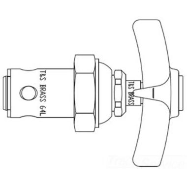 Click here to see T&S Brass 002715-40 T&S Brass 002715-40 Custom Right-Hand Spindle Assembly