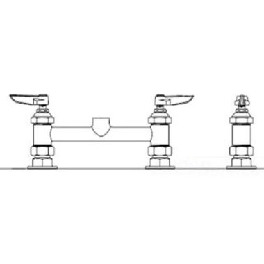 Click here to see T&S Brass 002829-40 T&S Brass 002829-40 Deck-Mounted Pre-Rinse Faucet Base Unit