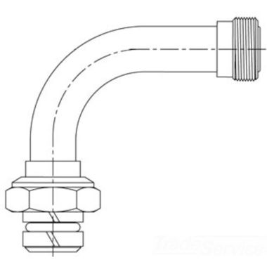 Click here to see T&S Brass 002862-40 T&S Brass 002862-40 90 Deg Swivel to Hose Thread Adapter Assembly