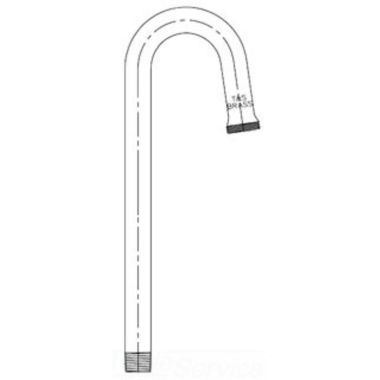 Click here to see T&S Brass 005028-40 T&S Brass 005028-40 Rigid Gooseneck
