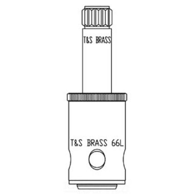 Click here to see T&S Brass 005959-40-LBN T&S Brass 005959-40-LBN Cold (Left Hand) Eterna Cartridge without Bonnet