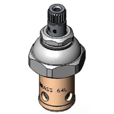 Click here to see T&S Brass 005960-40QT T&S Brass 005960-40QT Quarter-Turn Hot (Right-To-Close) Eterna Cartridge