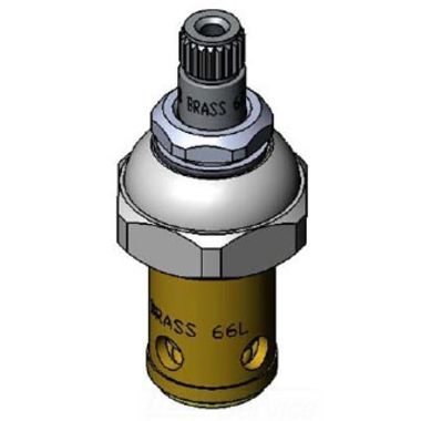 Click here to see T&S Brass 006009-40QT T&S Brass 006009-40QT Quarter-Turn Cold (Left-To-Close) Eterna Cartridge