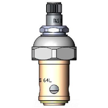 Click here to see T&S Brass 006010-40QT T&S Brass 006010-40QT Quarter-Turn Hot (Right-To-Close) Eterna Cartridge
