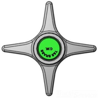 Click here to see T&S Brass 006539-40AM T&S BRASS 006539-40AM LAB HNDL W/NDX BTN & SCR(COLD) W/ ANTI-MICROBIAL COATING