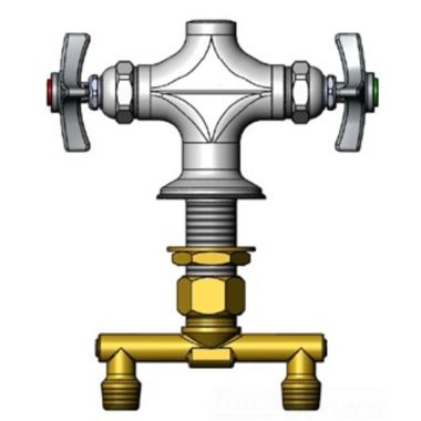 Click here to see T&S Brass 007253-40 T&S Brass 007253-40 Deck-Mounted Base Faucet Assembly