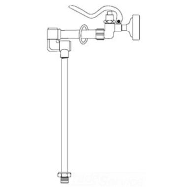 Click here to see T&S Brass 009184-40 T&S Brass 009184-40 Down Pipe Assembly with Knuckles