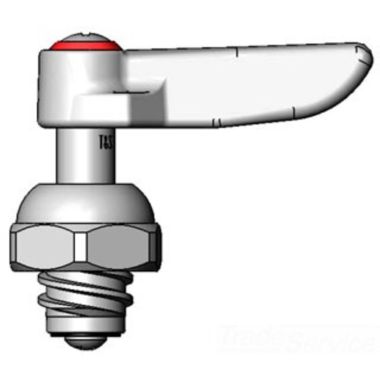 Click here to see T&S Brass 009286-40 T&S Brass 009286-40 Left-to-Close Spindle Assembly with Red Index (Hot)