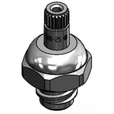 Click here to see T&S Brass 009753-25QT T&S Brass 009753-25QT Hot (Right-to-Close) Quarter-Turn Spindle Assembly