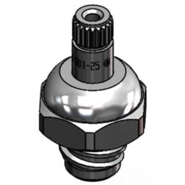 Click here to see T&S Brass 009754-25QT T&S Brass 009754-25QT Cold (Left-to-Close) Quarter-Turn Spindle Assembly