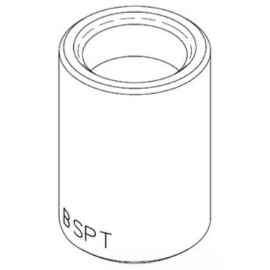 Click here to see T&S Brass 011196-25 T&S Brass 011196-25 Adapter, 1/2