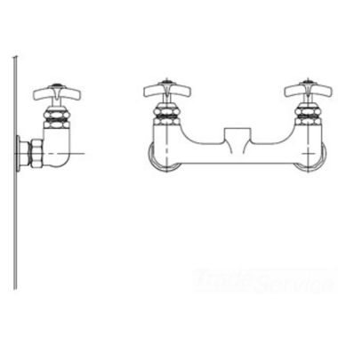 Click here to see T&S Brass 011833-40 T&S BRASS 011833-40 BIG-FLO FAUCET ASSEMBLY, RIGID OUTLET, LESS NOZZLE