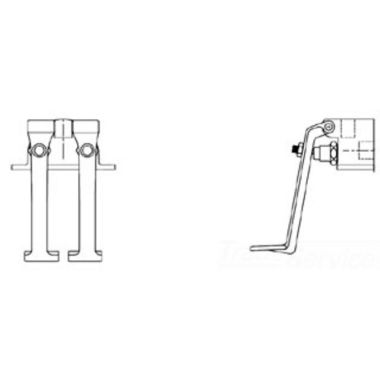 Click here to see T&S Brass 011916-40 T&S BRASS 011916-40 B-0505 / 201192 DOUBLE PEDAL VALVE (DELTA)