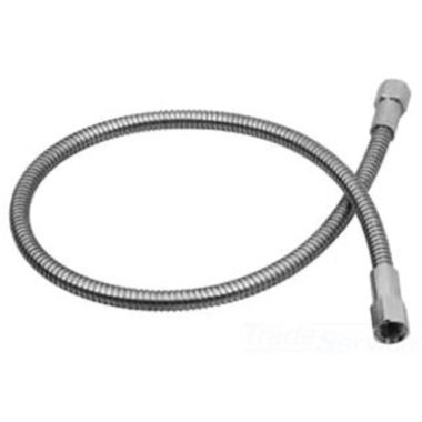 Click here to see T&S Brass 013E-48H T&S BRASS 013E-48H FLEXIBLE STAINLESS STEEL HOSE, 48