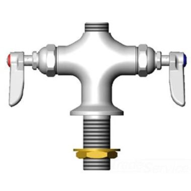 Click here to see T&S Brass 014207-40 T&S BRASS 014207-40 EASY INSTALL BASE FAUCET: SINGLE HOLE, DECK MOUNT, SWIVEL, SC