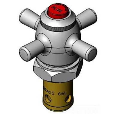 Click here to see T&S Brass 015A T&S BRASS 015A FAST SELF-CLOSING CARTRIDGE ASSEMBLY, HOT WATER INDEX (RED)