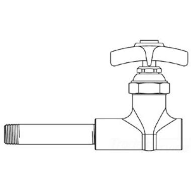 Click here to see T&S Brass 016094-40 T&S BRASS 016094-40 BL-6050-0 STRAIGHT STOP + NIPPLE